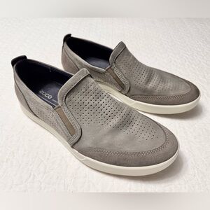 ECCO Men's Taupe Slip-On Loafers
